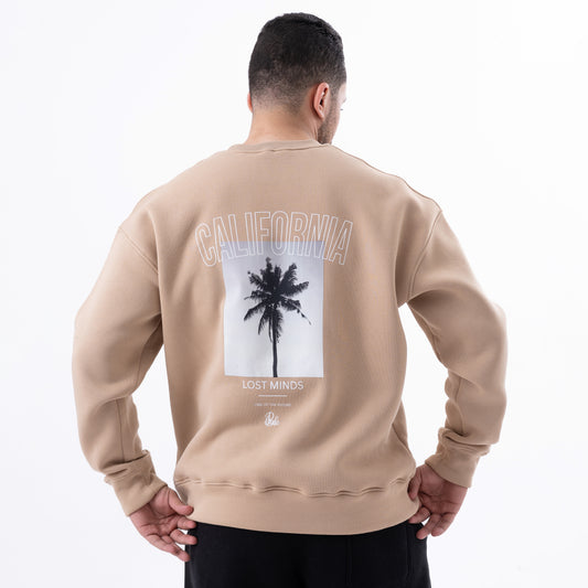 CALIFORNIA CREW NECK SWEATSHIRT