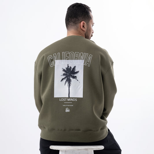 CALIFORNIA CREW NECK SWEATSHIRT