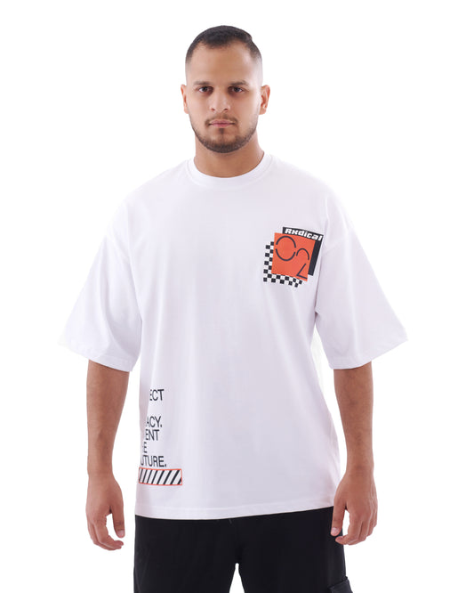 OVERSIZED WARNING T-SHIRT